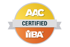 certification badge AAC IIBA - Agile Analysis Certification