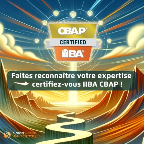 Faites reconnaitre votre expertise, certifiez-vous IIBA CBAP - Illustration, road to bright horizon